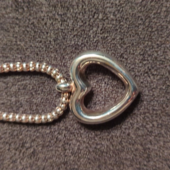 Sterling heart necklace - Picture 4 of 7